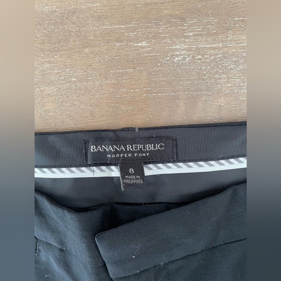 Banana Republic Herper Dressy Pants in Black Sz 8 - Picture 2 of 5